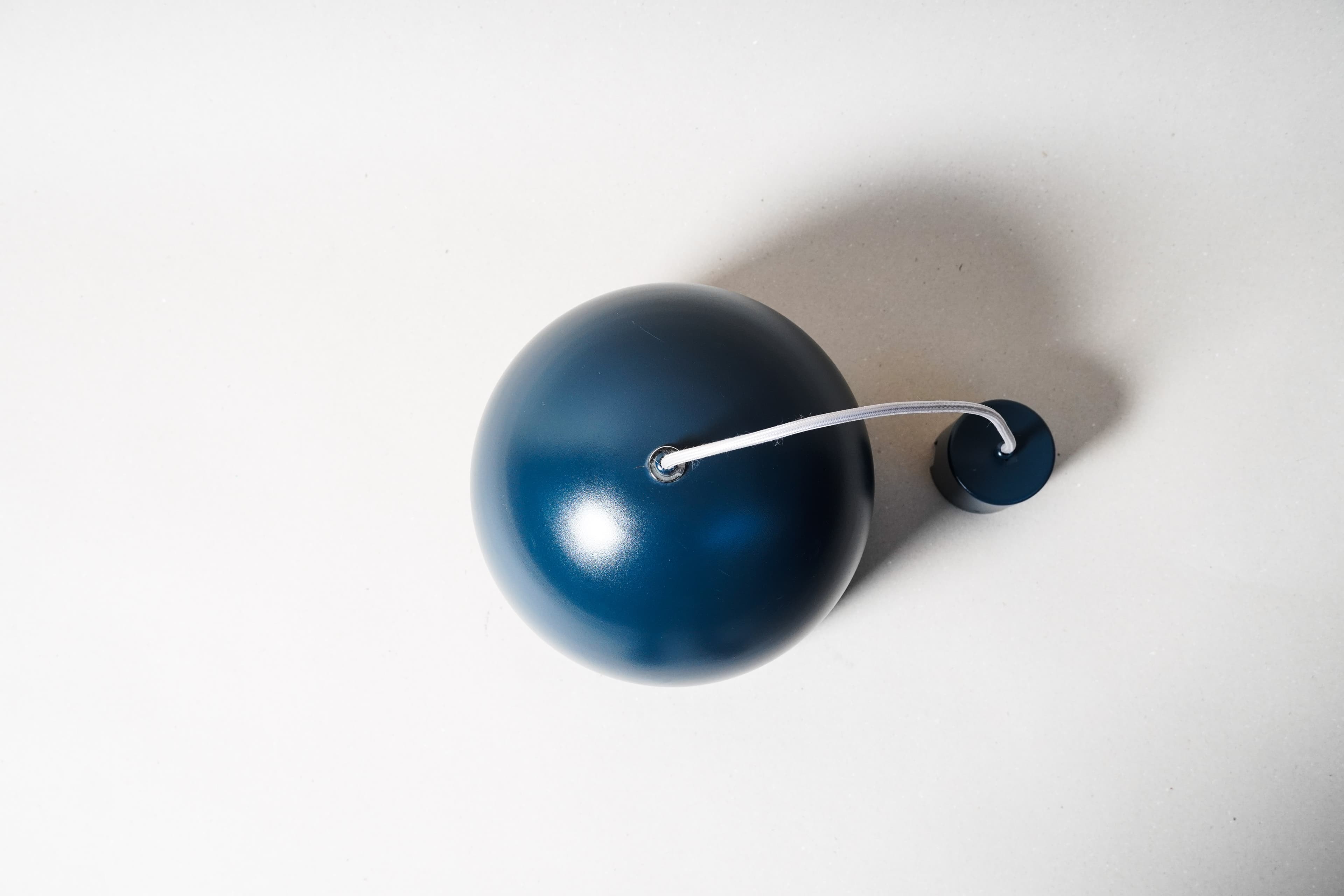 Hängelampe blau
